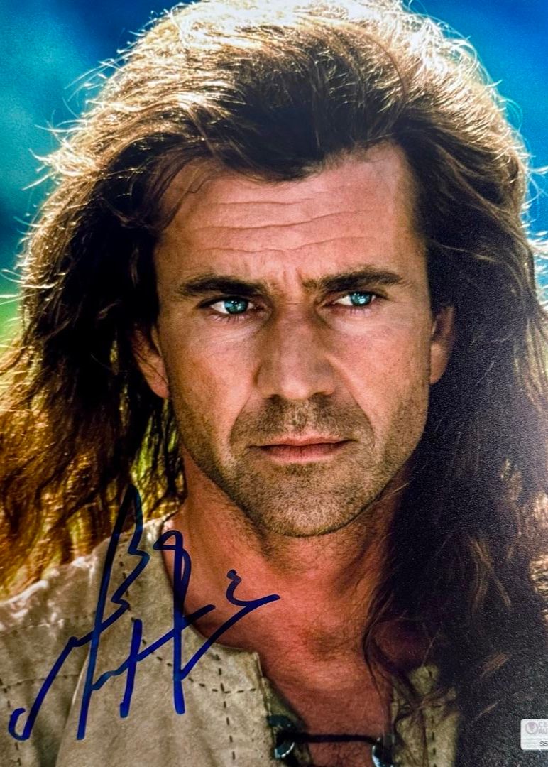 Mel Gibson Signed 8x10 Photo (Braveheart) - Celebrity Authentics #02